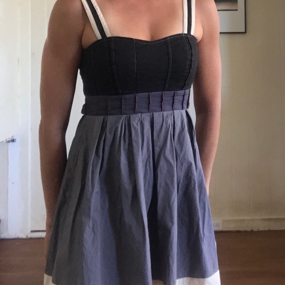 Anthropologie Dresses & Skirts - Anthro Silence+Noise A line square neck dress SM